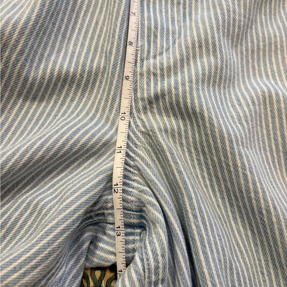 EUC GAP Pull On Barrel Light Blue Striped Pants - Picture 9 of 10